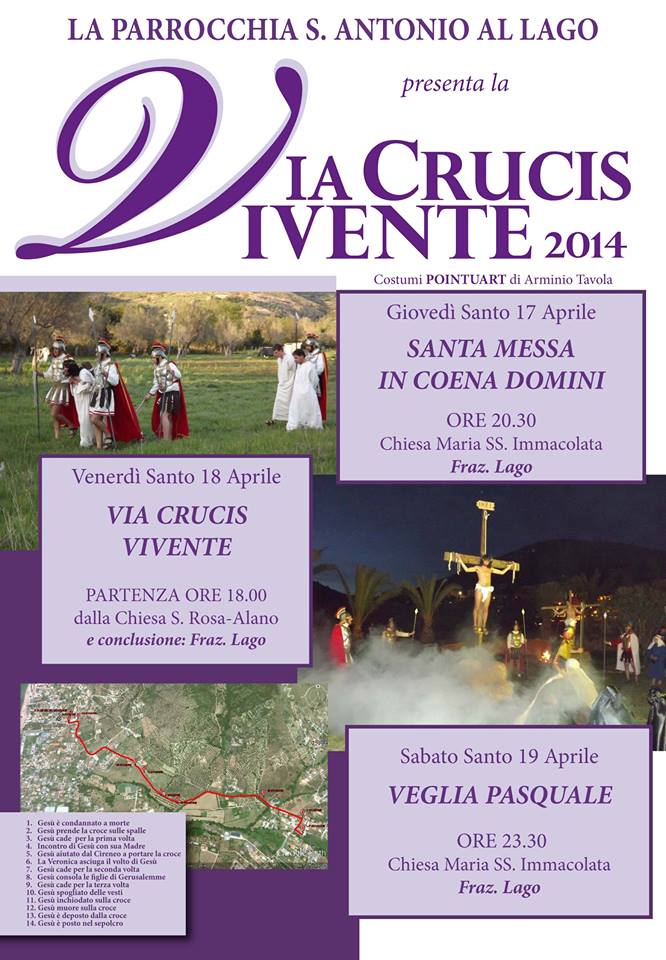 Via Crucis Vivente, Alano - Lago di Castellabate