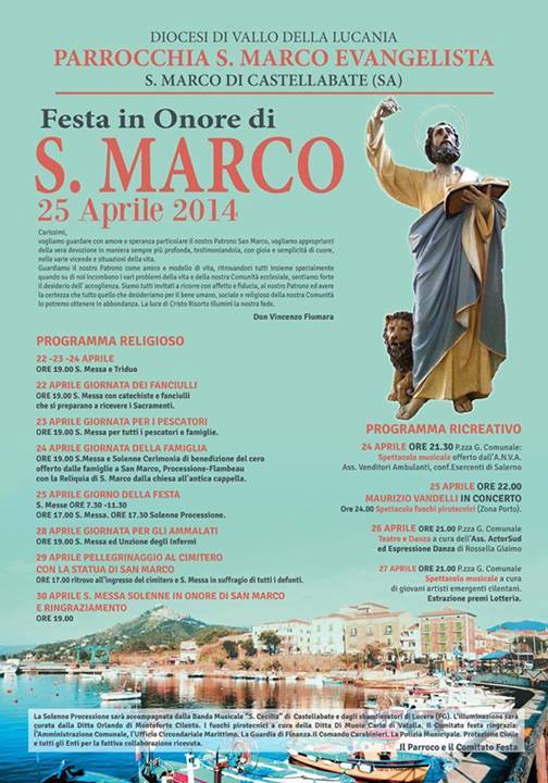 Festa San Marco Evangelista 2014, San Marco di Castellabate