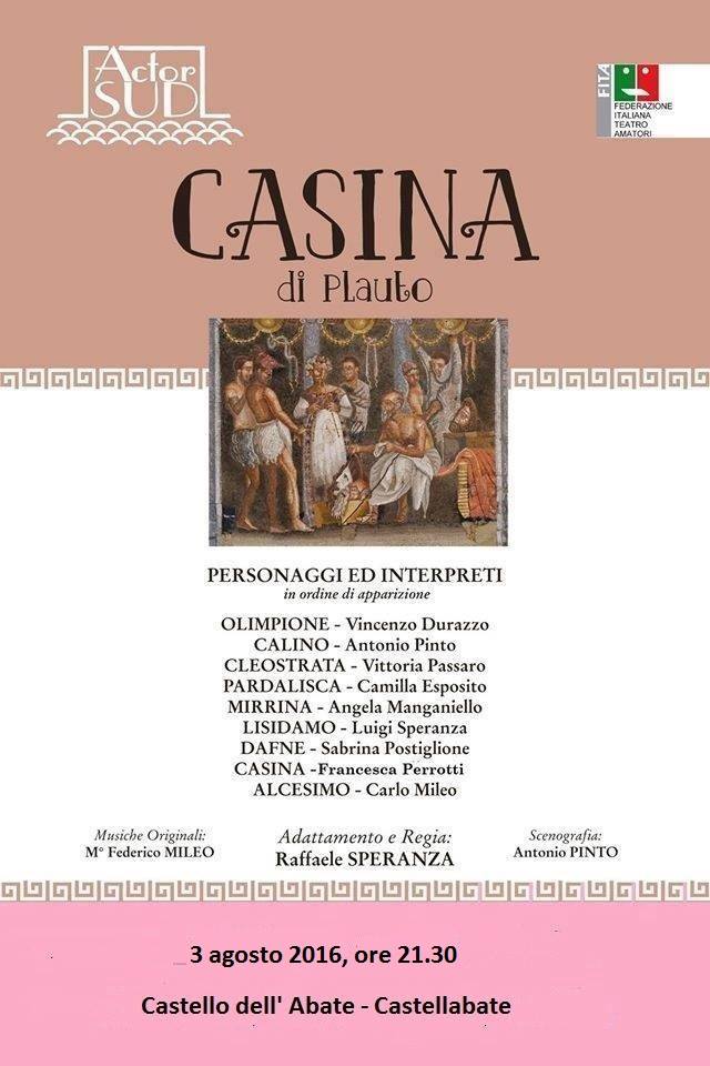 Castellabate spettacolo teatrale Casina (actor sud)